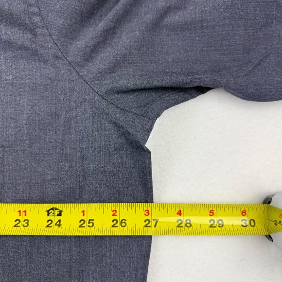 Van Heusen Men's Comfort Performance Stretch Blue Dress Shirt Size Tall 18-37/38 - Picture 7 of 10